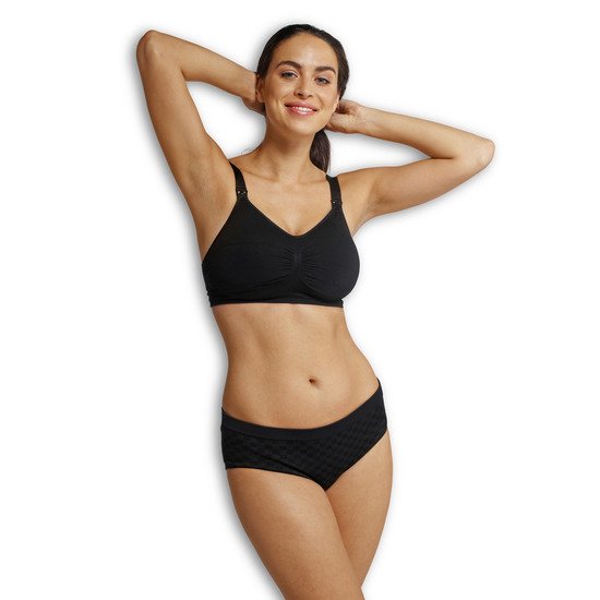 Soutien-gorge allaitement rembourré sans couture    Noir        S   de               Carriwell