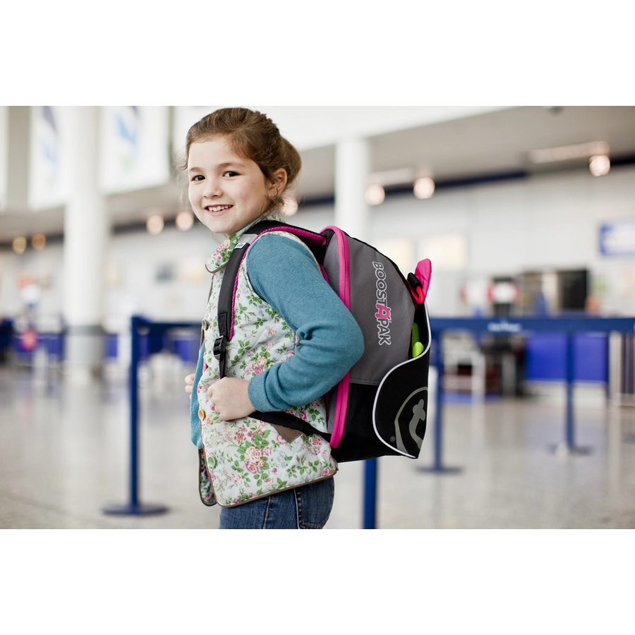 trunki BoostApak Schwarz mit Pink