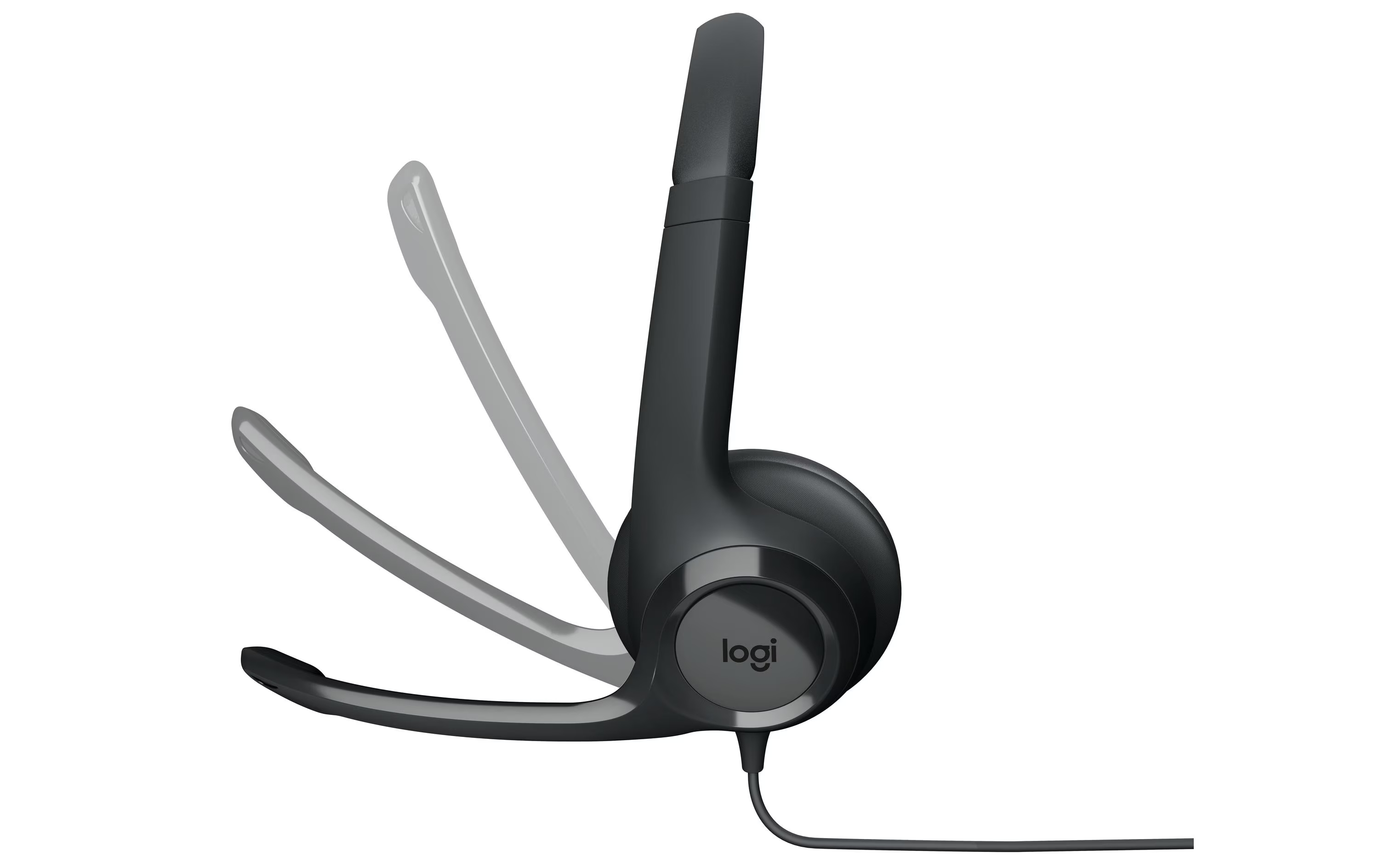 H390 On-Ear Kopfhörer Office Headset (NC) USB A Anschluss (981-000406) - Schwarz