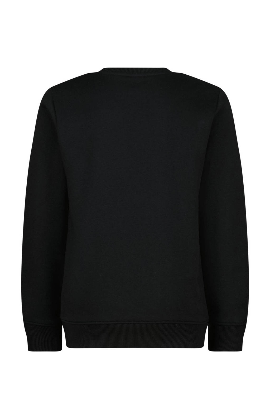 Vingino sweater Basic met printopdruk zwart