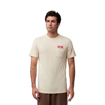 T-Shirt manches courtes Fox BIG F - Beige
