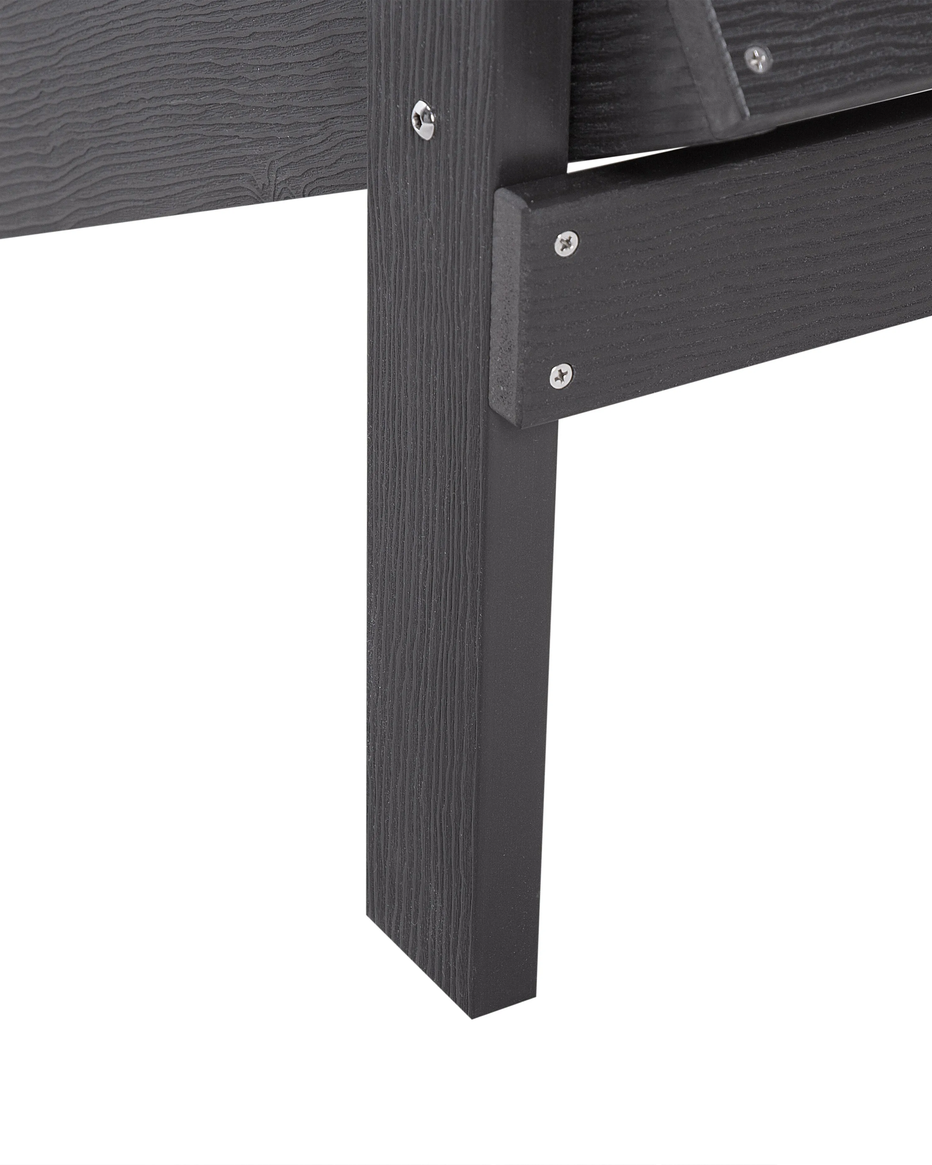Tuinstoel ADIRONDACK met voetenbank Donkergrijs