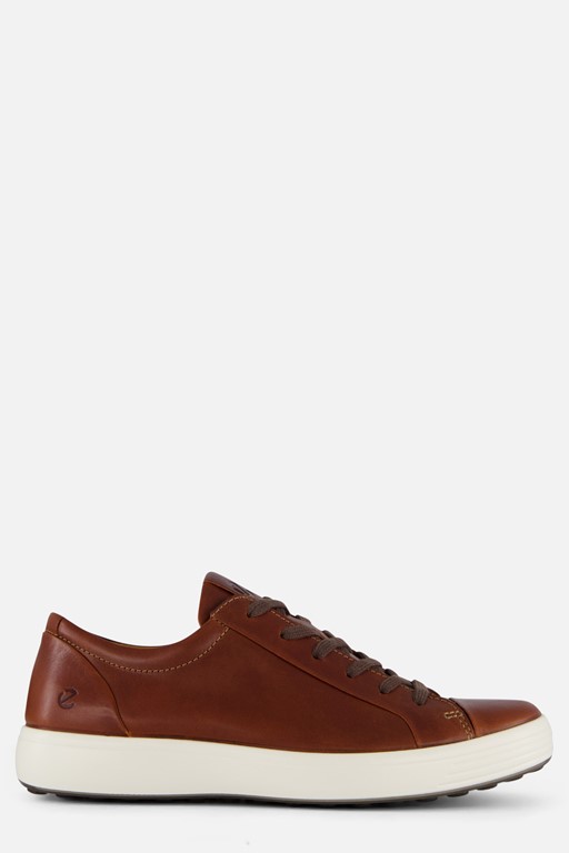 Ecco Soft 7 M Sneakers cognac Leer