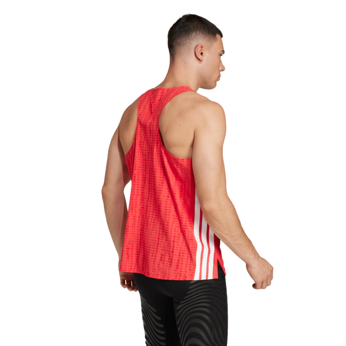 adidas Herre Singletter Adizero Singlet Rød