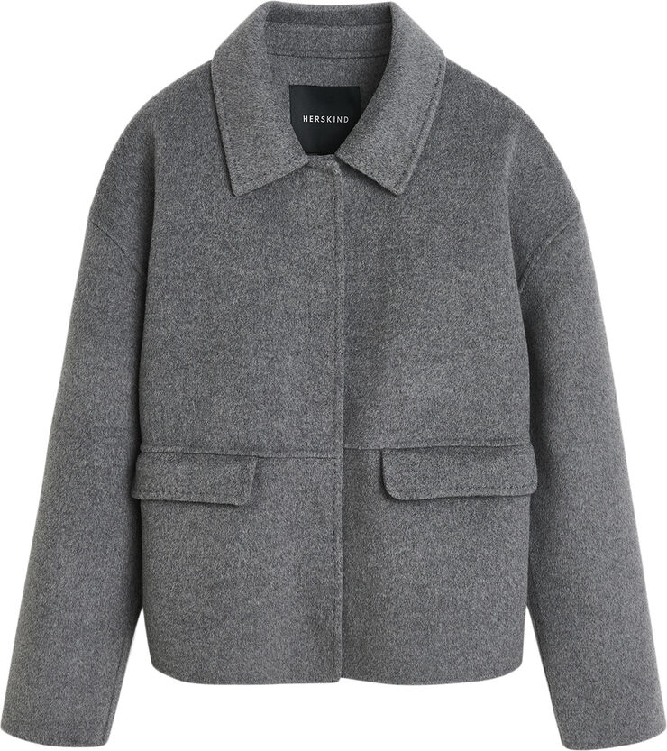 HERSKIND Kurt Lux Coat Ligth grey