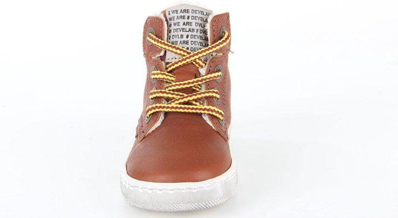 Develab 41855 jongens veterboots sportief bruin