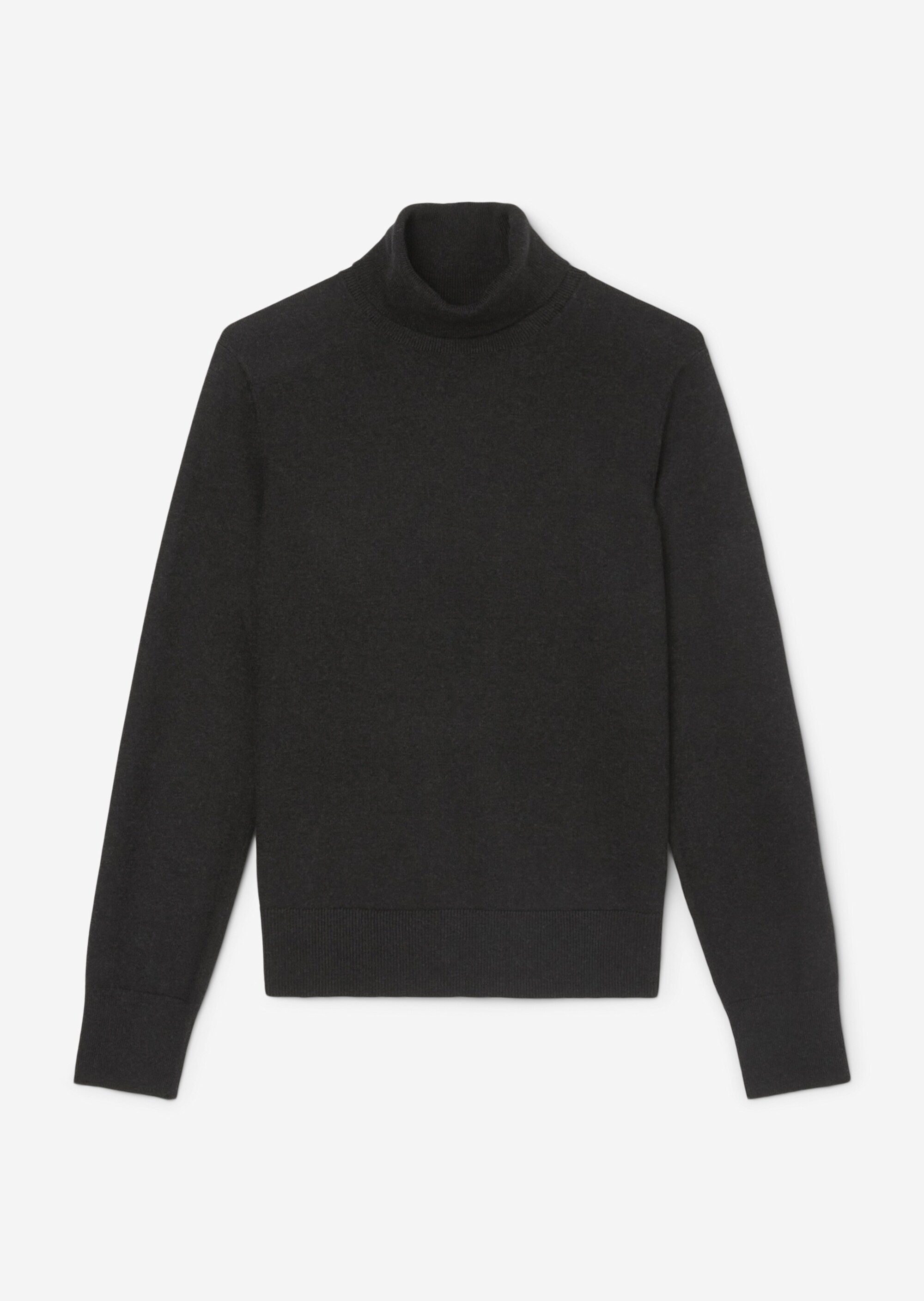 Rollkragenpullover regularaus Soft Cotton Stretch