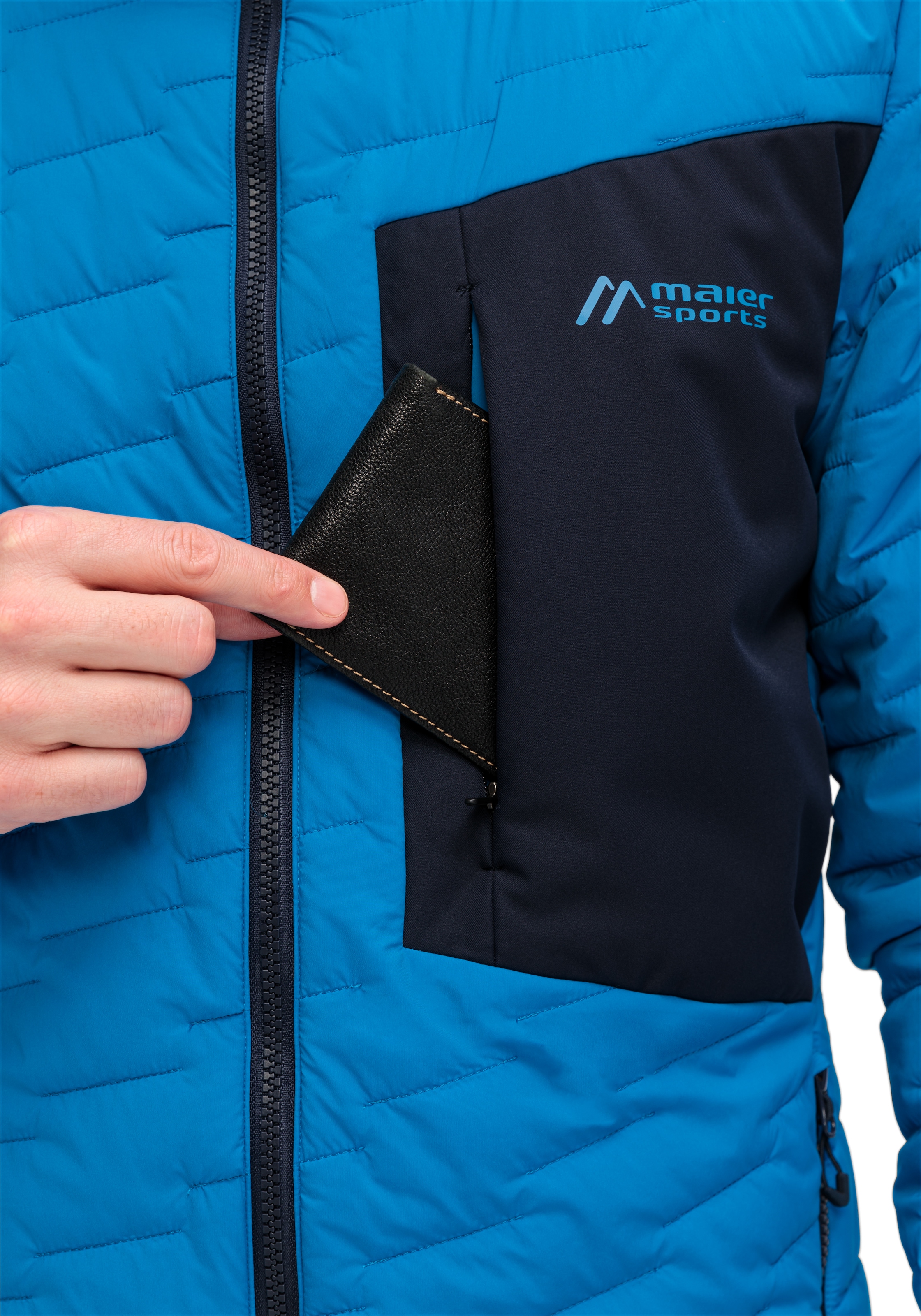 Maier Sports Funktionsjacke »Donovaly M« Herren Outdoorjacke, Primaloft Jacke mit 3 RV-Taschen und Kapuze