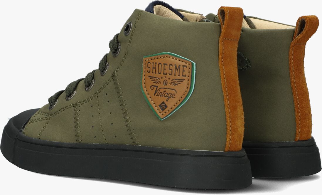 SHOESME groene shoesme hoge sneaker sh22w036