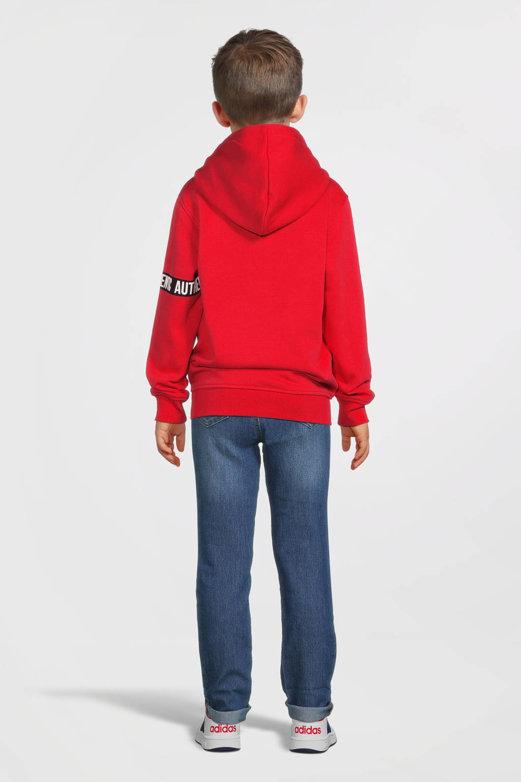 Cars hoodie ZLOW met printopdruk felrood