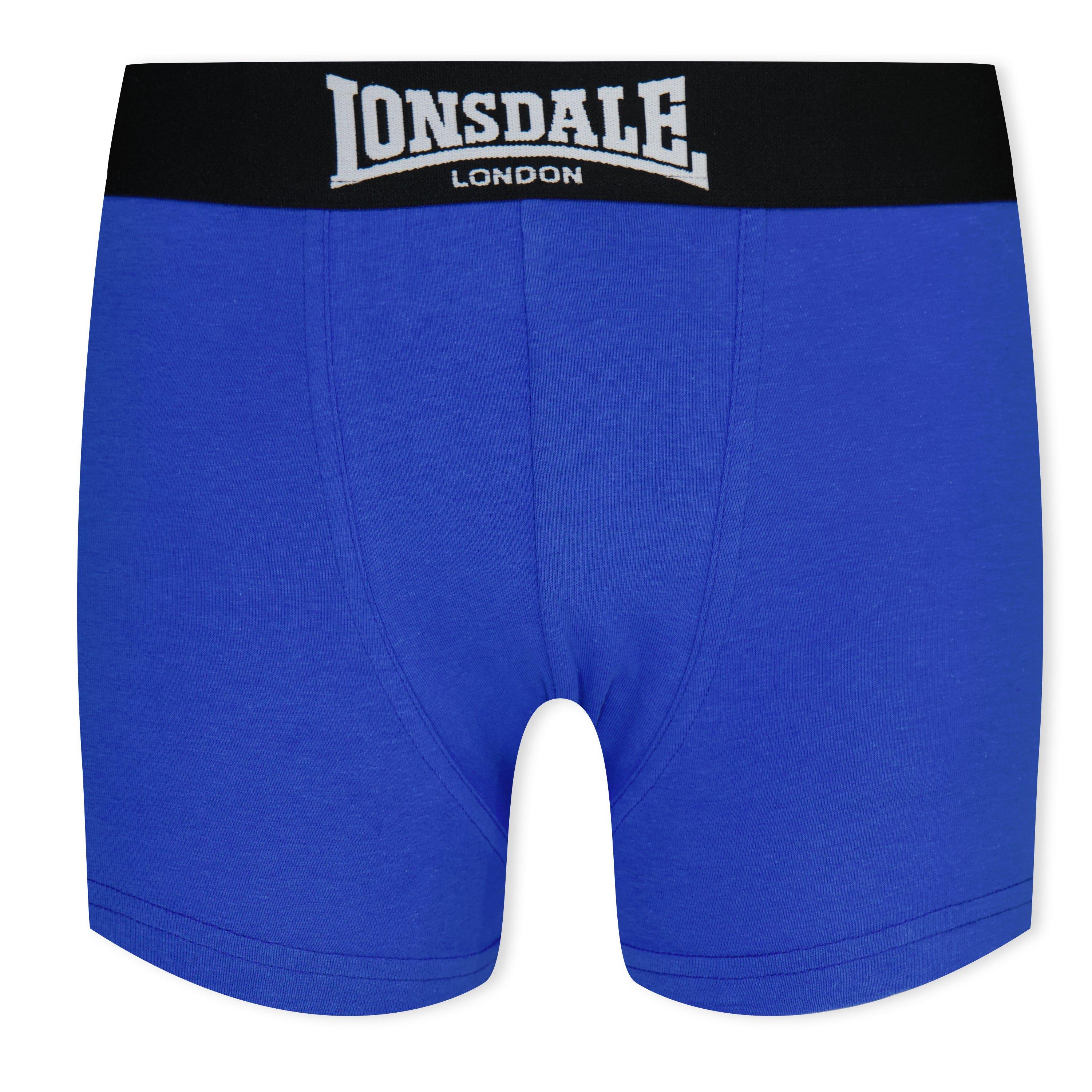 Lonsdale 2 Pack Trunk Shorts Junior Boys