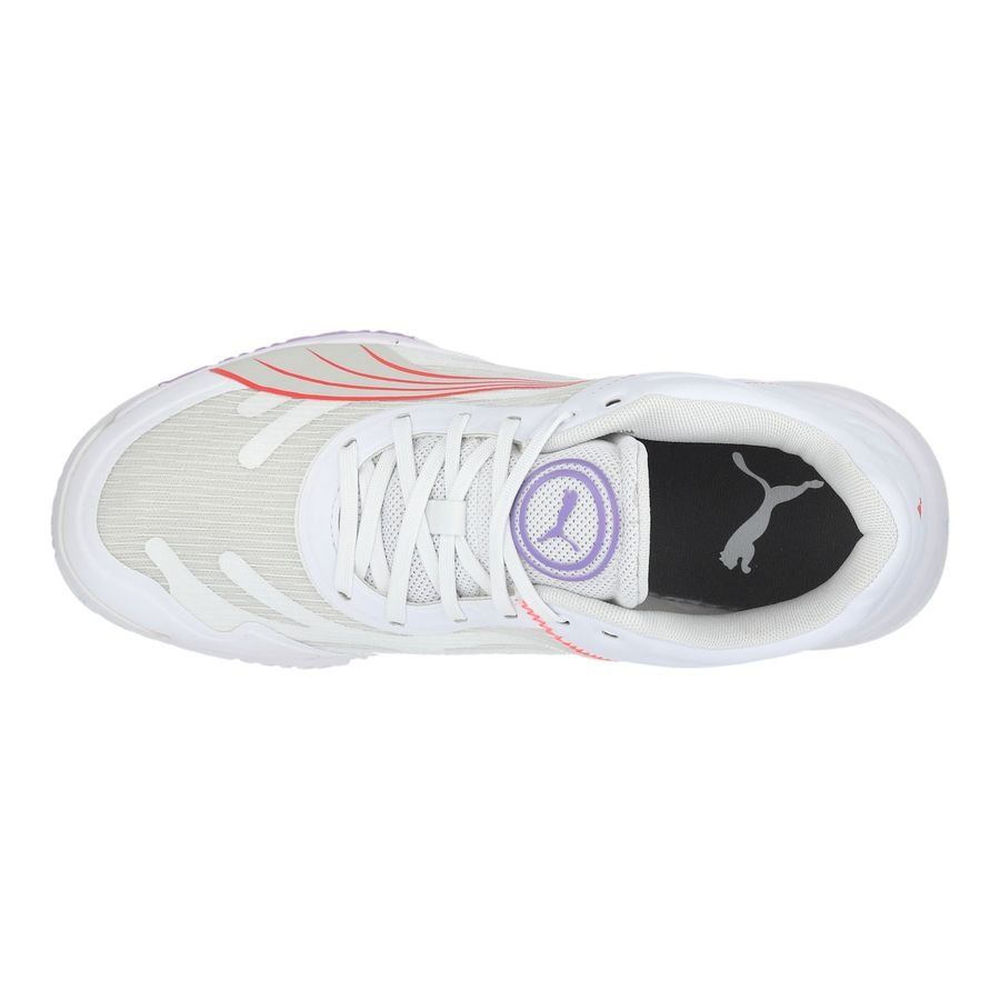 PUMA Short d'Entraînement Accelerate Turbo   - Blanc/Fire Orchid/Violet/Sedate Gray Femme