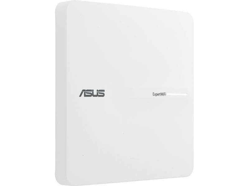 ASUS Access Point EBA63 ExpertWiFi AX3000 Dual-band PoE AX3000 Dual-band PoE Access Point (bis zu 5 SSIDs und VLAN, selbstdefiniertes Netzwerk, unterstützt PoE & PoE , einfache Management App, AiMesh kompatibel)