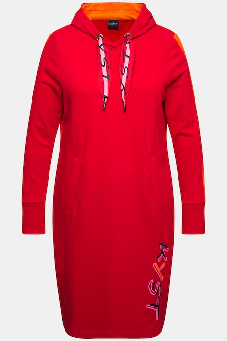 Sweatkleid, Kapuze, Langarm, OEKO-TEX Made in Green