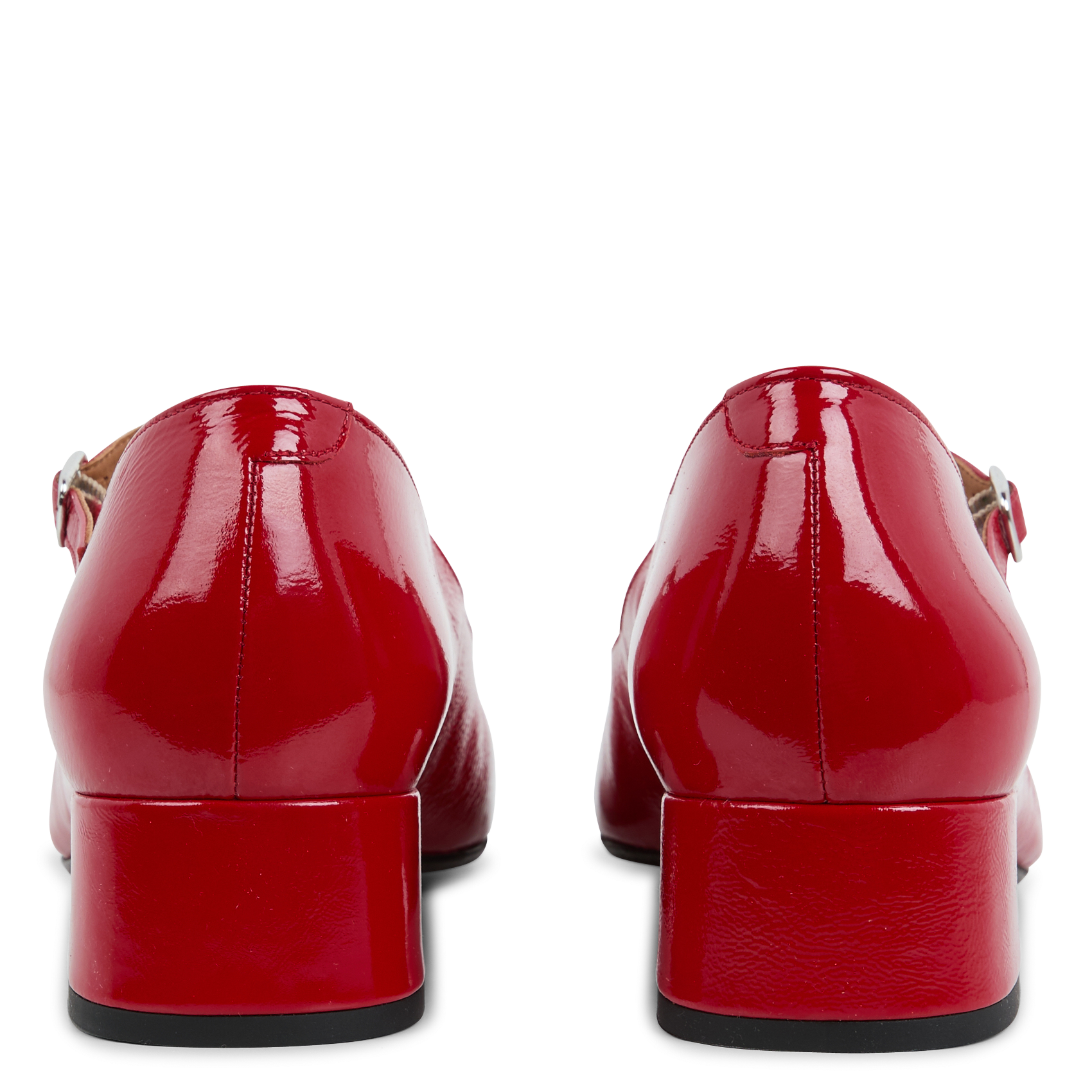 BRENDA - Babies en cuir vernis | Rouge