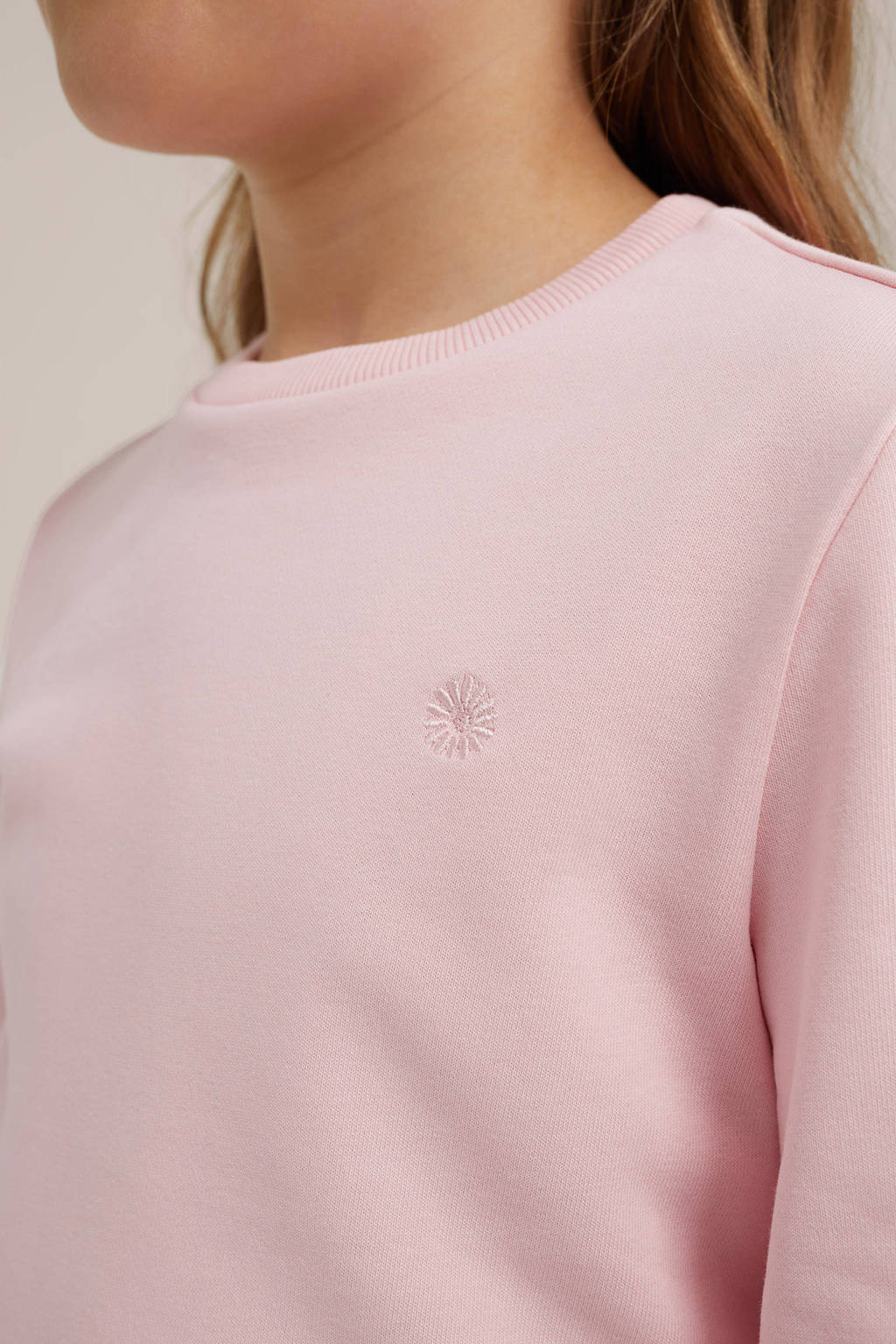 WE Fashion sweater lichtroze