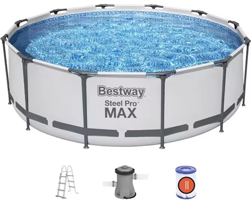 Bestway Steel Pro MAX 12  x 39.5''/3.66m x 1.00m Round Pool Set