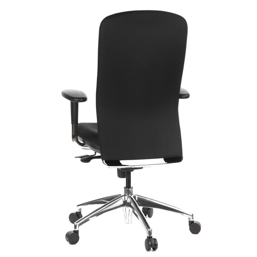 High End Bürostuhl HIGH-TEC Stoff mit Armlehnen (höhenverstellbar) hjh OFFICE
