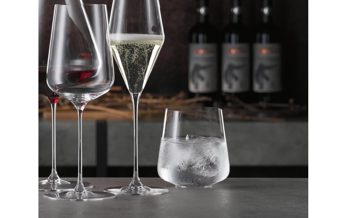 Trinkglas Definition 430 ml, 4 Stück, TransparentElegantes Wassergläser-Set aus Kristallglas