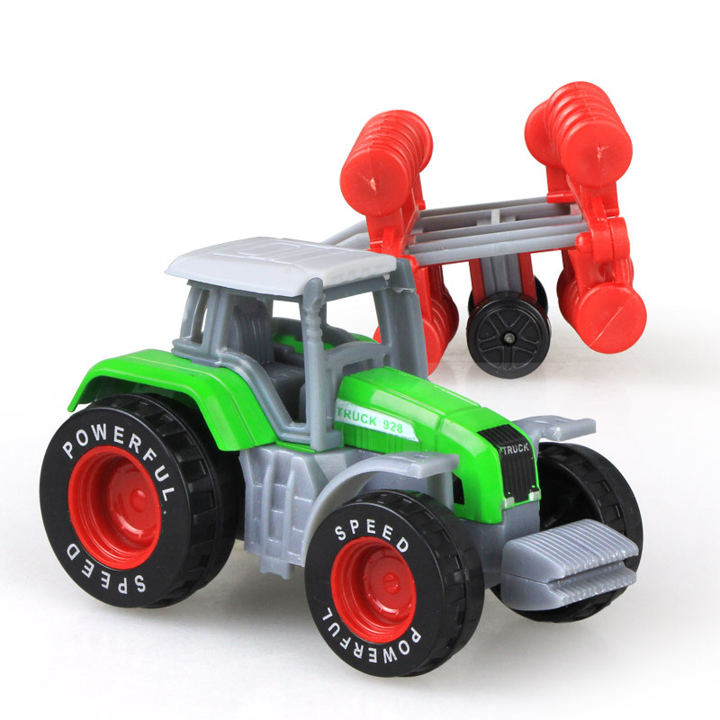 (8-tlg. Set) 1:64 Spielzeug Traktor Kinder Farm Bauernhof Fahrzeug mit Anhänger