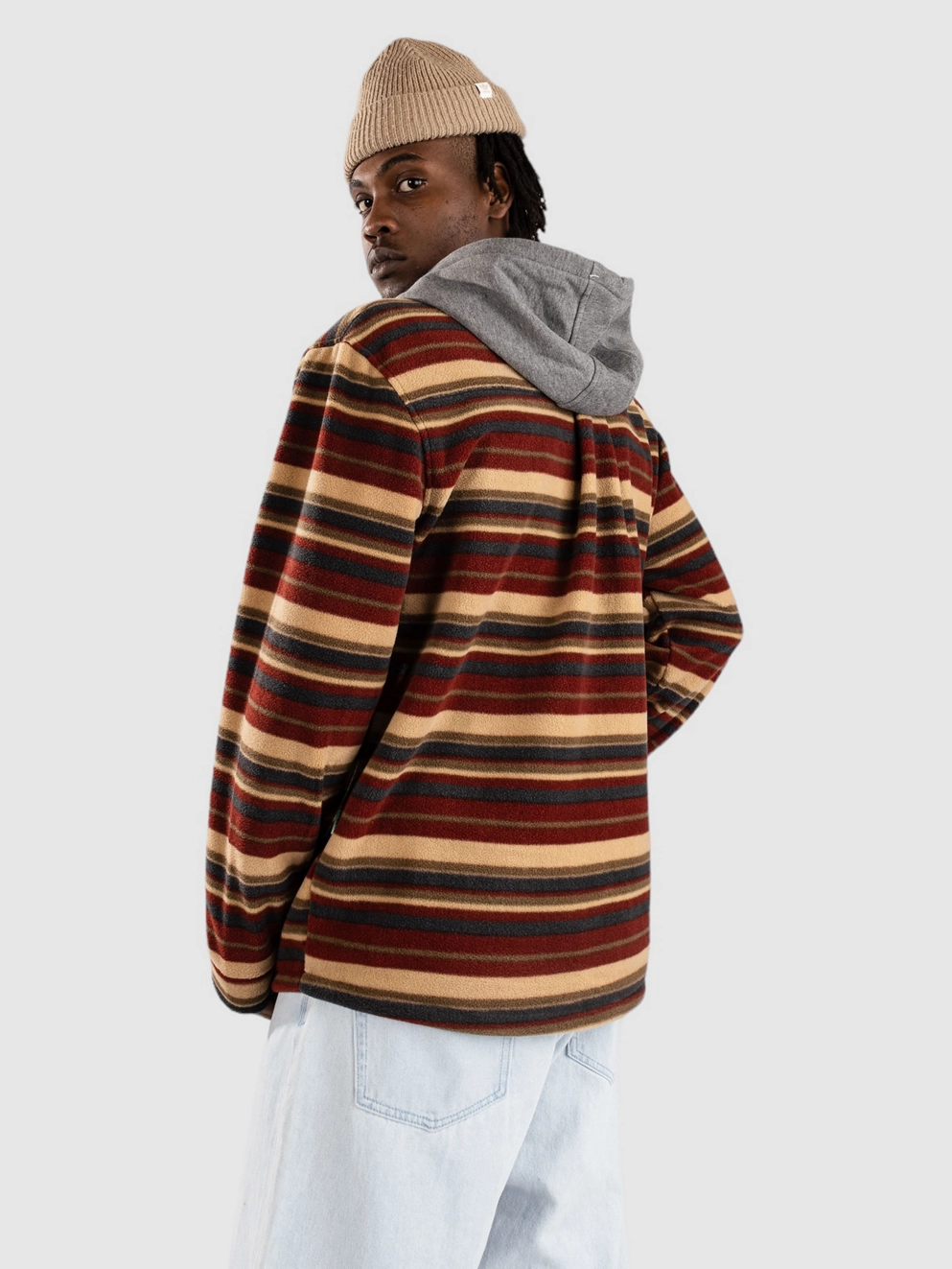 Vissla Hermosa Hooded Shirt fired brick