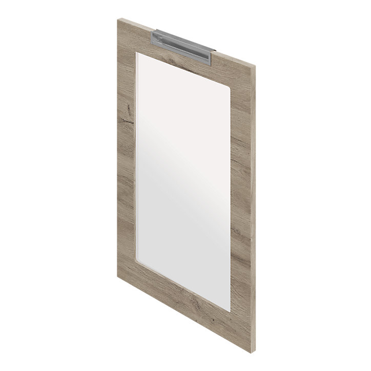 Porte de meuble de cuisine vitrée Pachira décor bois clair l. 50 cm x H. 72 cm GoodHome