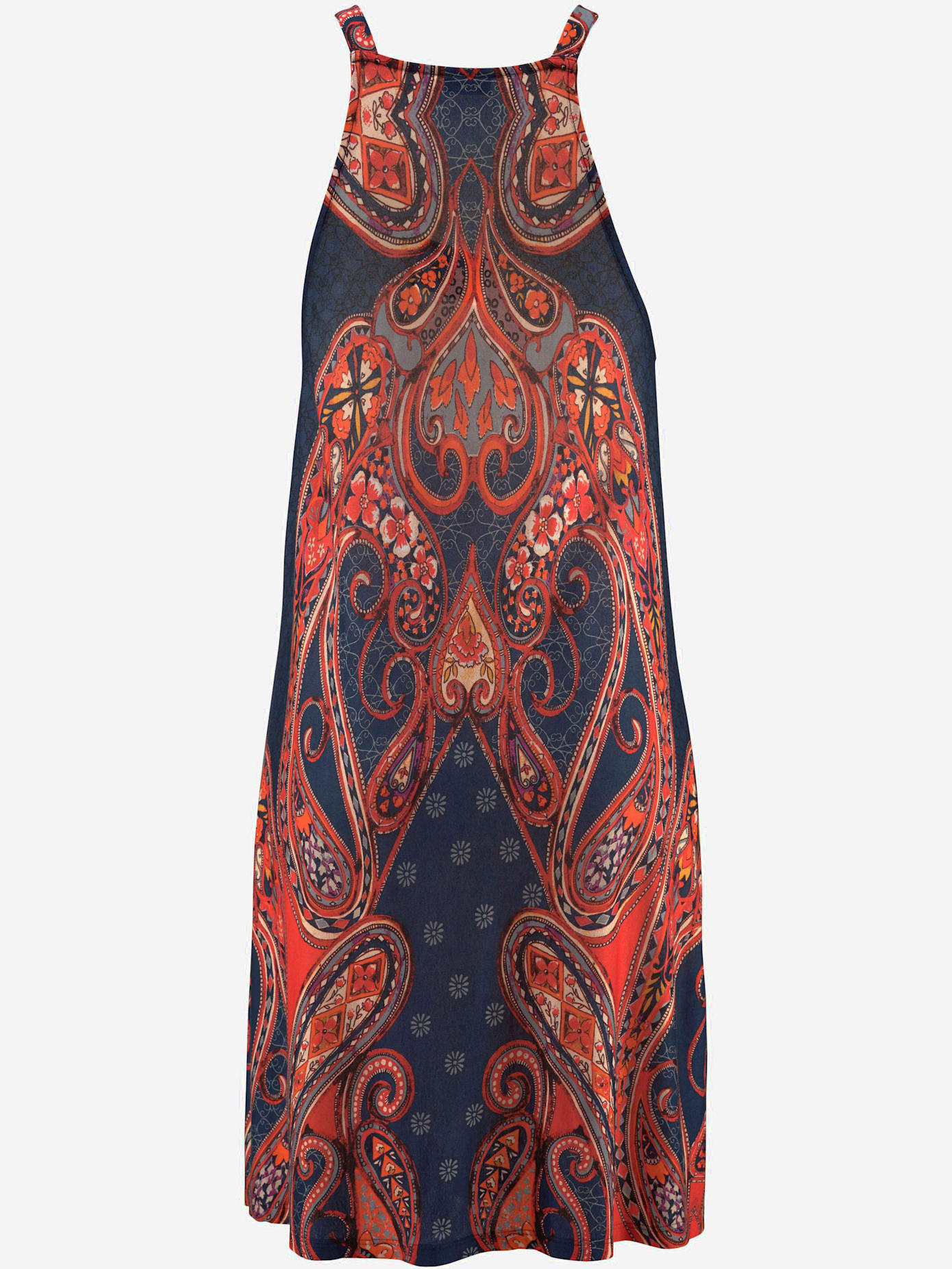 Robe en jersey encolure raffinée devant