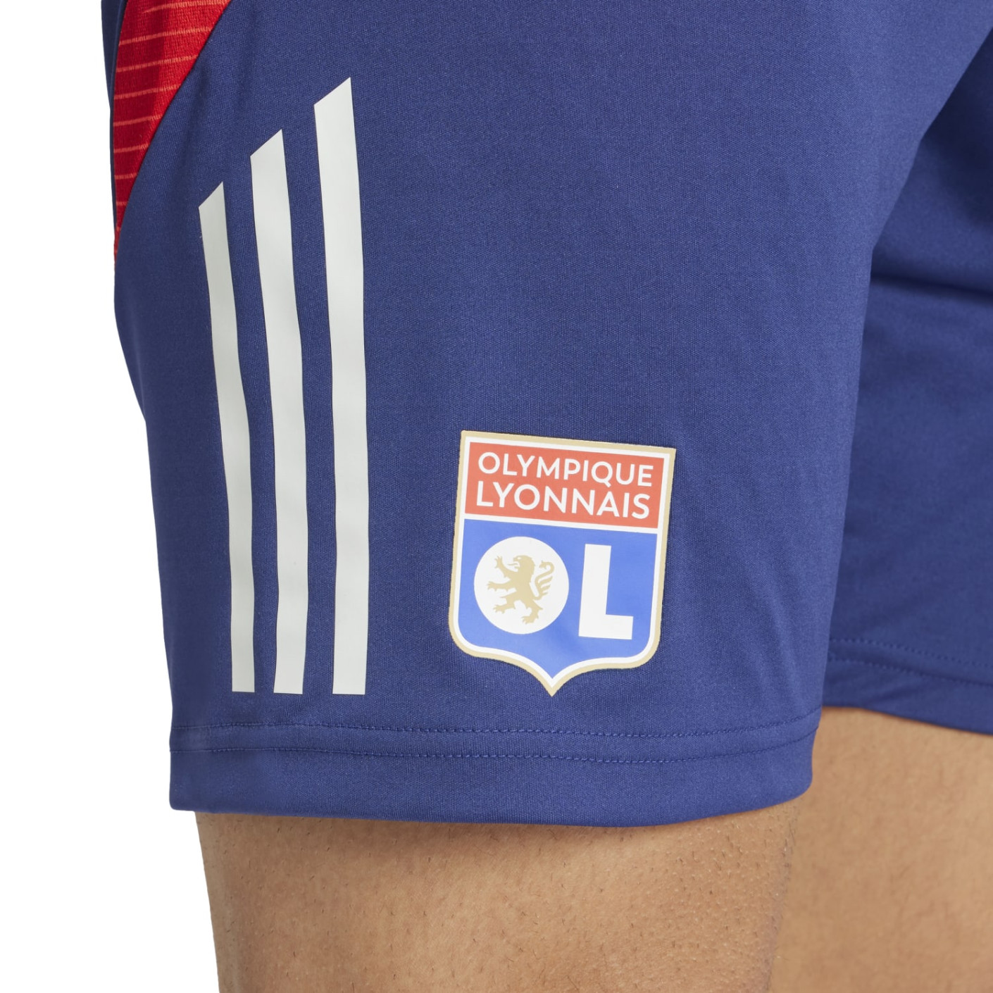 adidas Olympique Lyon Trainingsset 2024-2025 Wit Donkerblauw Rood