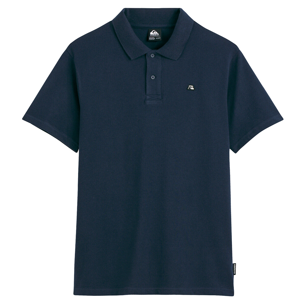 QUIKSILVER<br>Camisa polo de manga curta, algodão orgânico