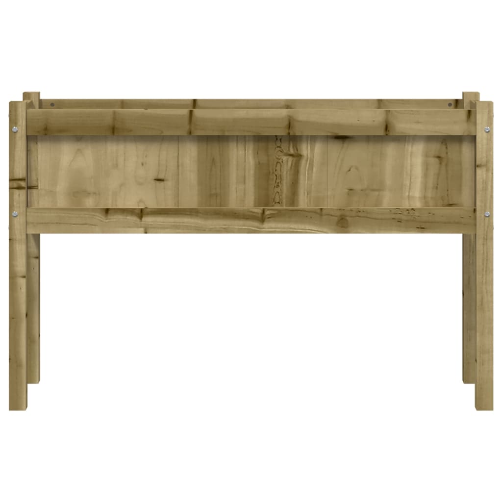 Jardinière avec pieds 110x31x70 cm bois de pin imprégné