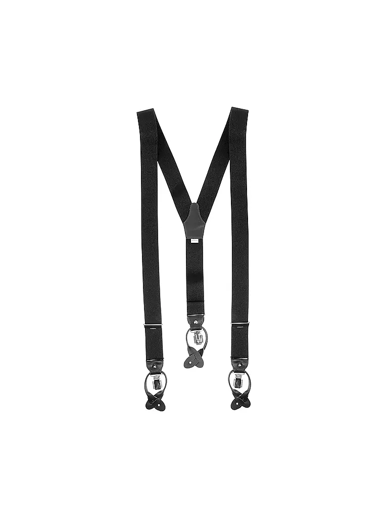 PROFUOMO Hosenträger schwarz