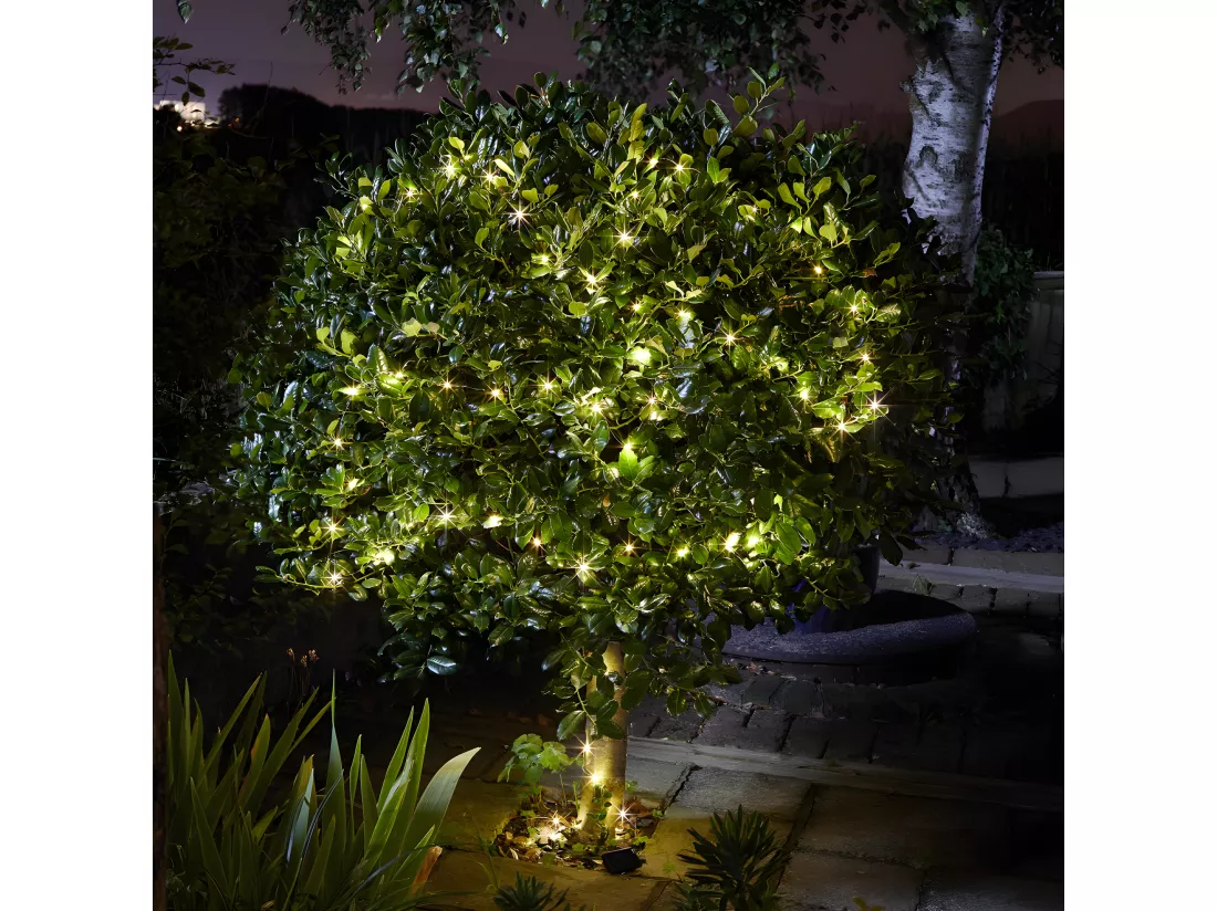 Guirlande solaire Luciole 100 leds