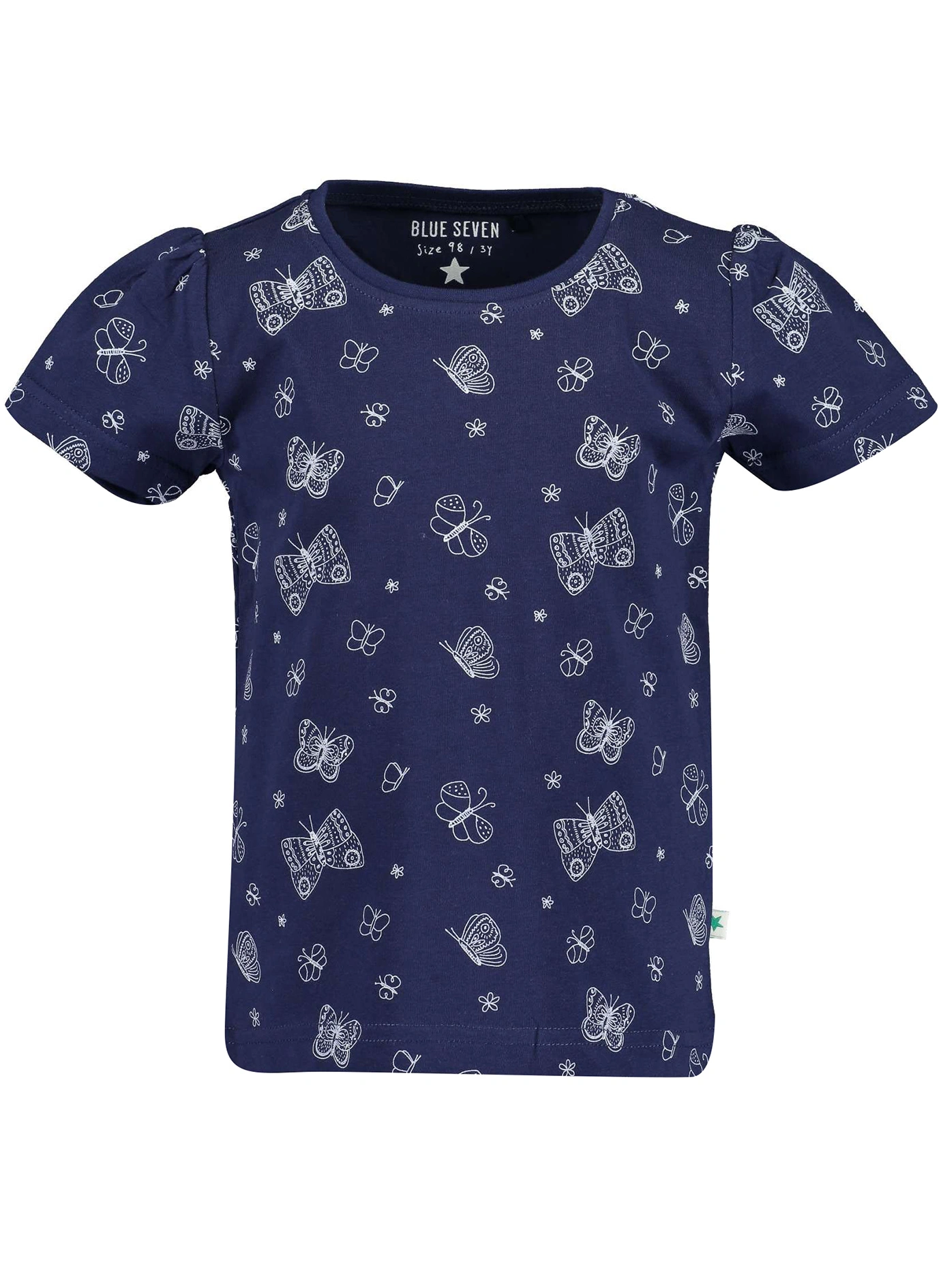 T-Shirt FLY TO MY HEART AOP in ultramarin