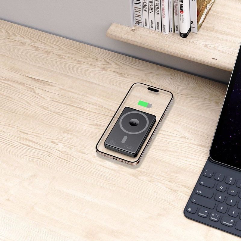 Tech-Protect - PB33 LifeMag - Powerbank - Zwart - 5000 mAh - 15 W