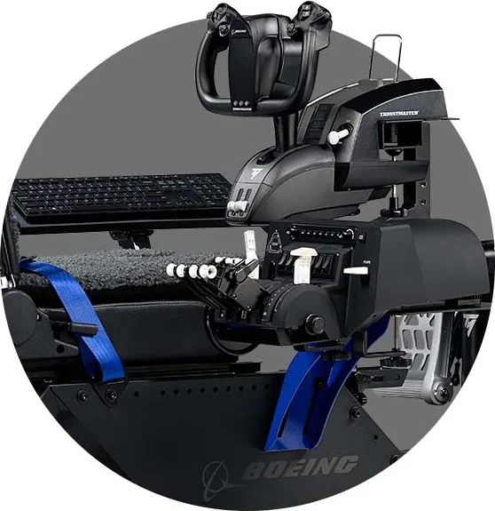 Next Level Racing Flight Simulator Boeing Commercial Edition Sièges simulation gaming