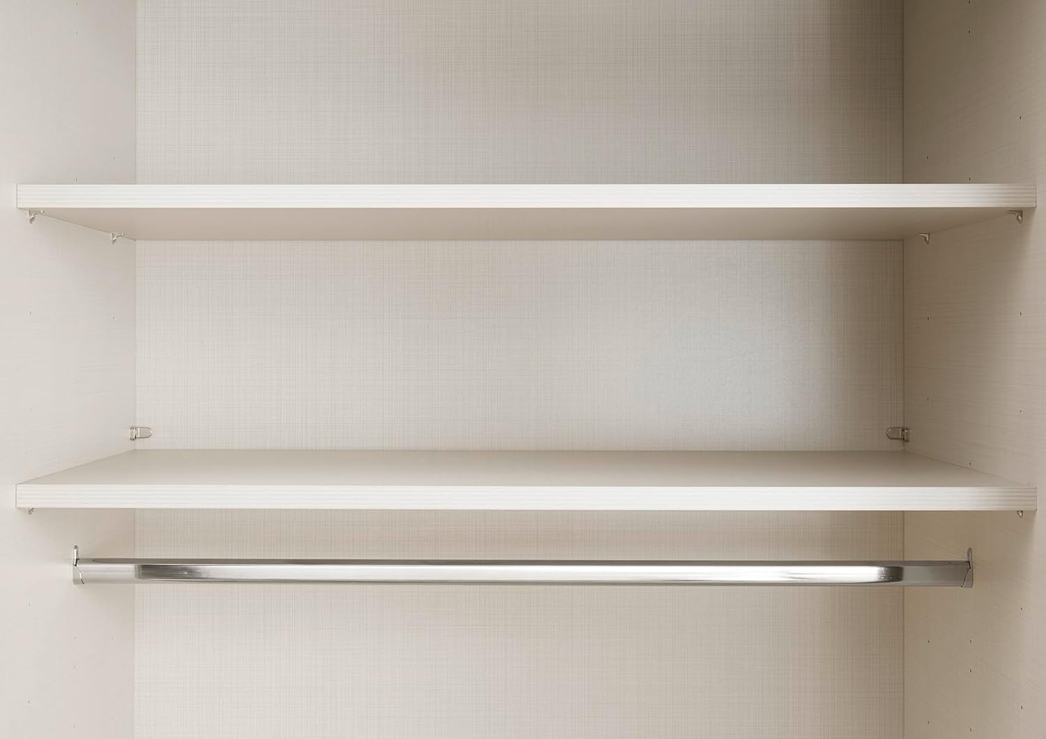 Staud Schwebetürenschrank 3-türig Includo, Dekor weiß, 222cm / 249cm / 68 cm (H/B/T), Basic