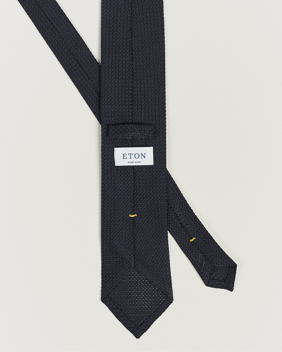 Eton Grenadine Tie Dark Blue