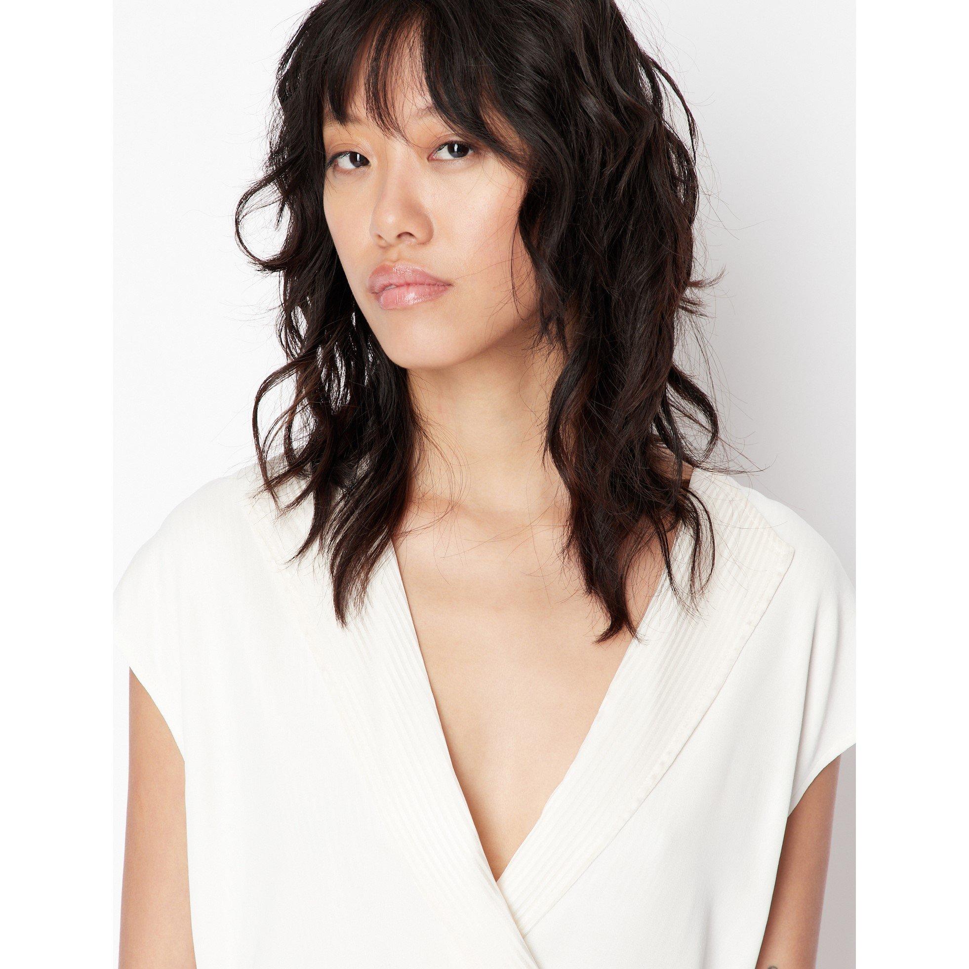 Armani Exchange V Neck Dress