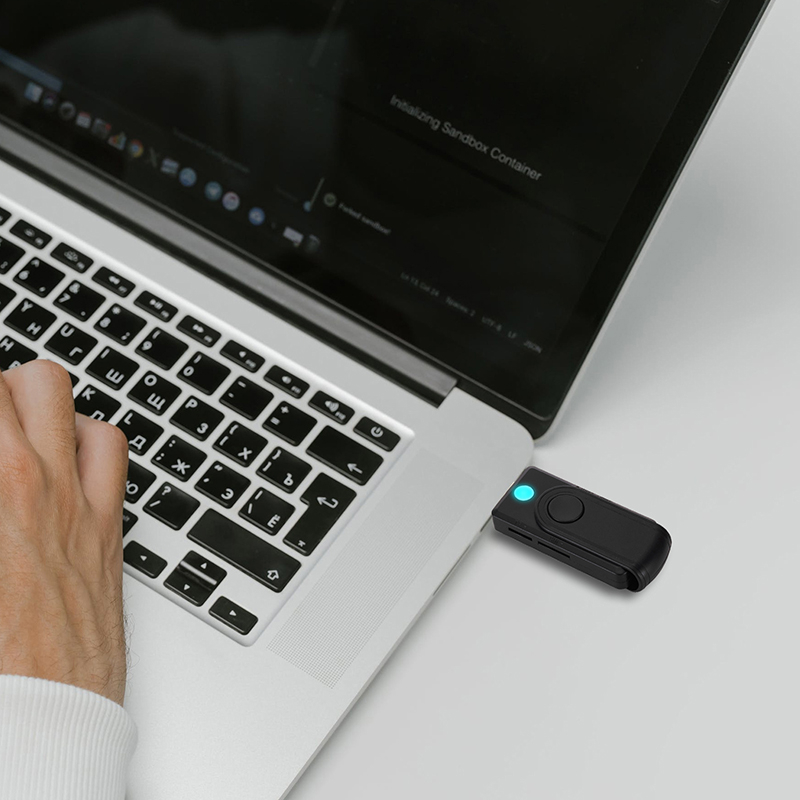 USB 2.0 Sim Card Reader / SD / Micro SD Kartenlesegerät - Schwarz
