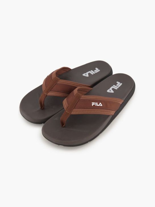 FILA Pantoletten-Zehentrenner Braun
