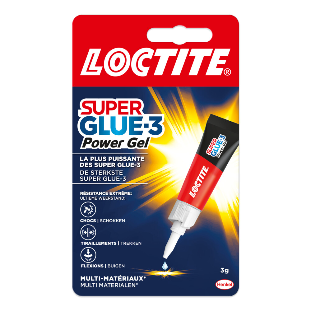 Loctite Secondelijm Power Flex Gel3 gr