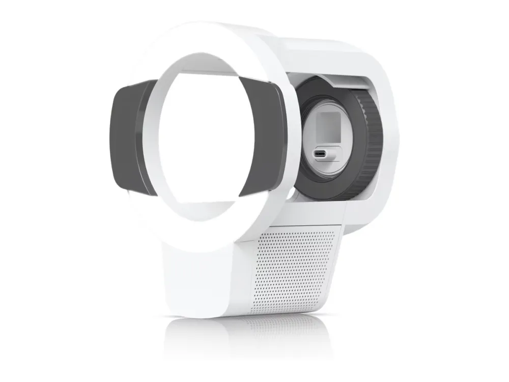 Ubiquiti UniFi AI Enhancer - Infrarød/LED-kombooplyser - med radar - DC 5 V - 15 Watt - hvid