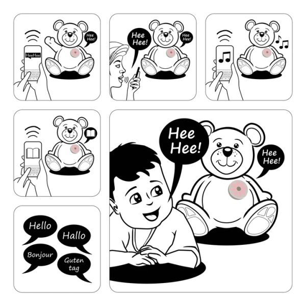 Alecto Speaker Heehee + Toy Bear Baggio