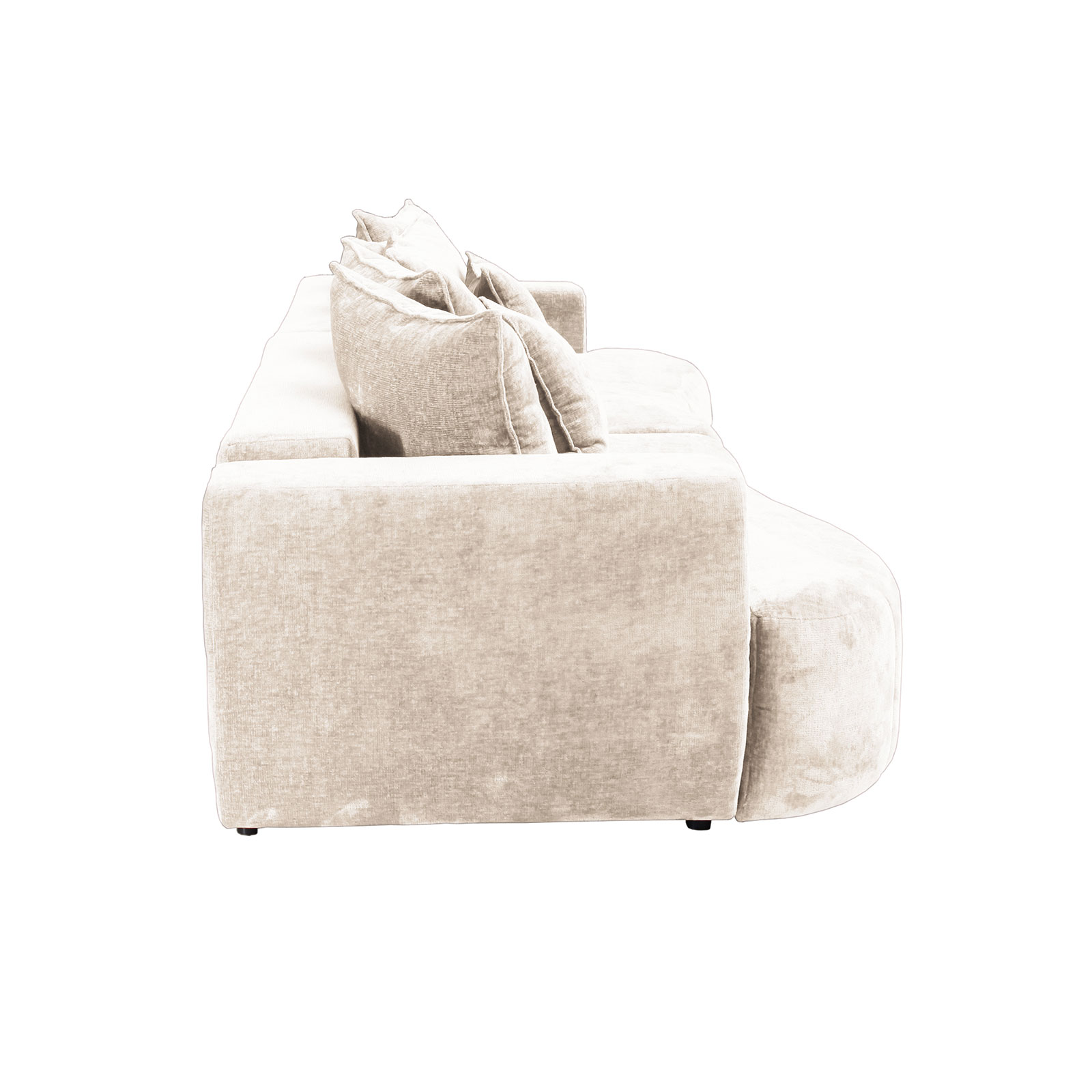 Big Sofa - beige - Boxspringfederung - 292 cm