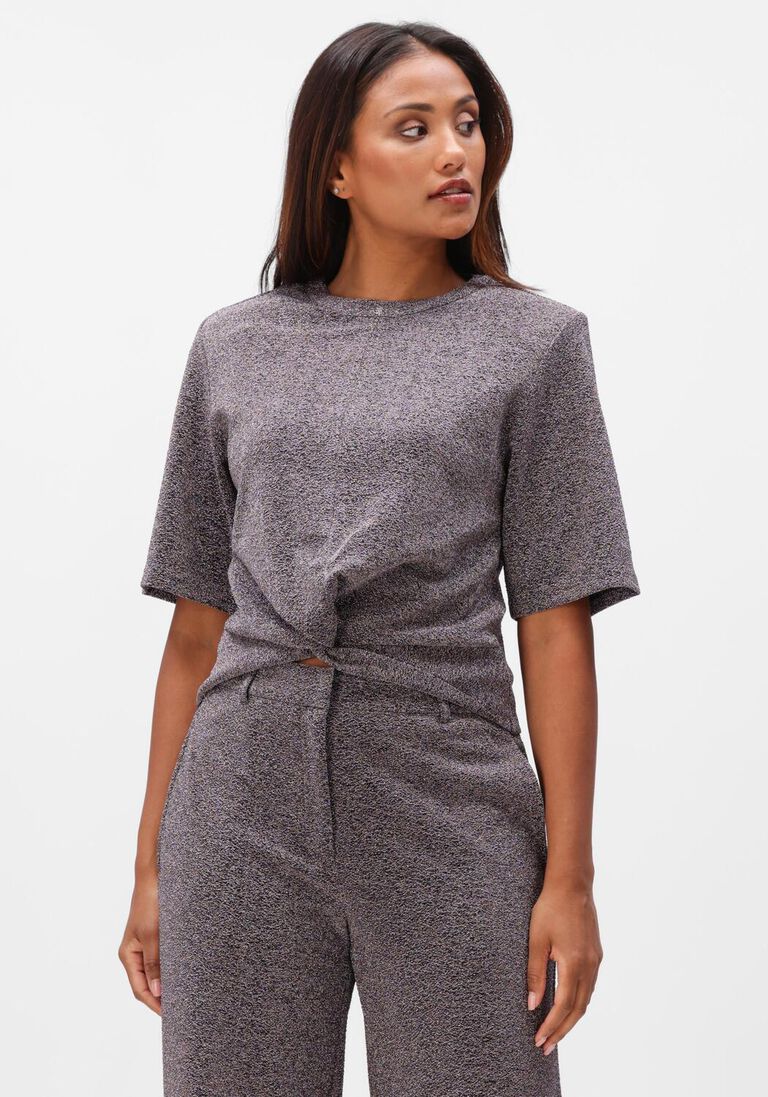 antraciet dante6 top fantina lurex top