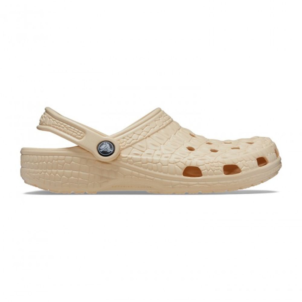 Crocs CLASSIC CROCSKIN - Sabots Femme vanilla