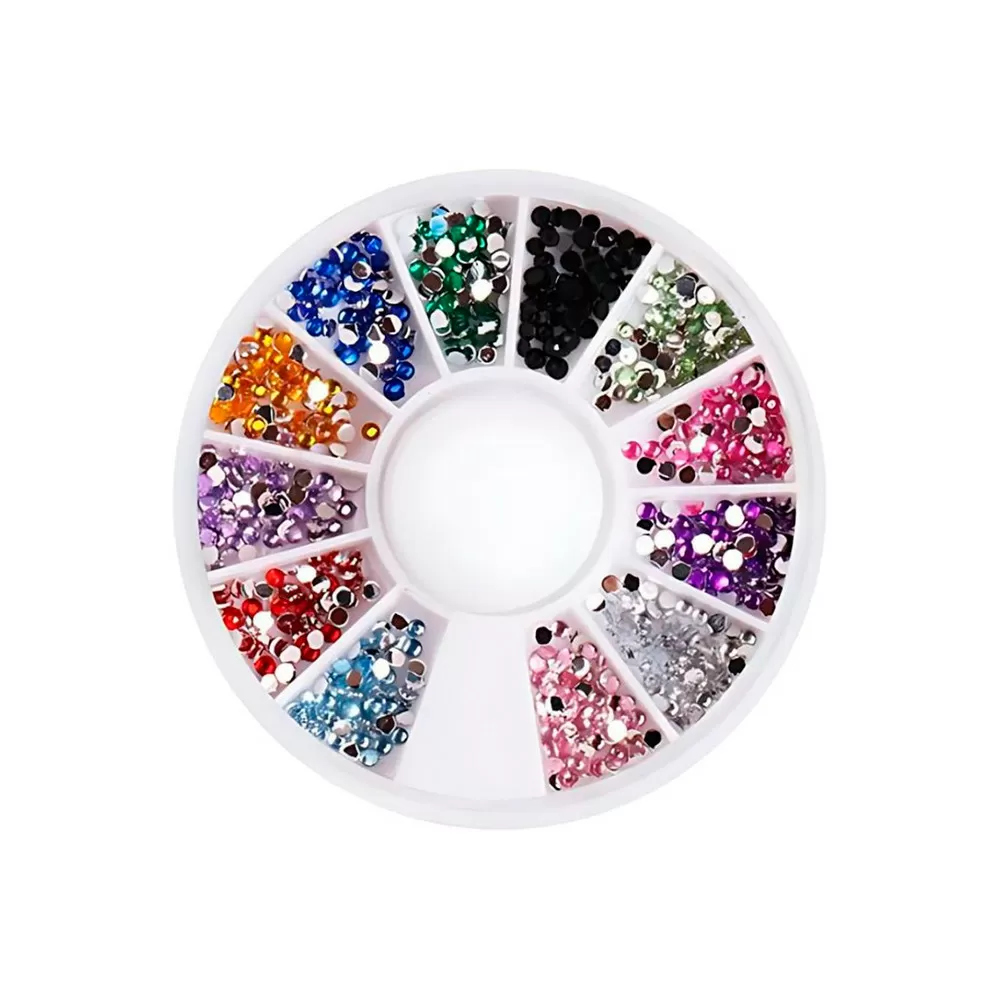 UNIQ Nail Art Gemstone Multi Rhinsten - 1 stk.