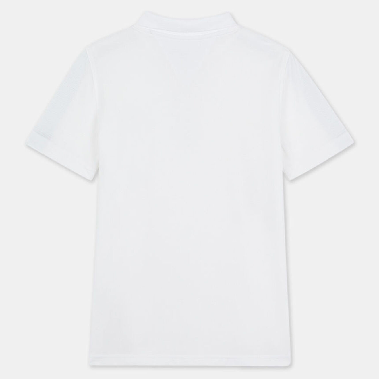 Tommy Hilfiger Polo en Coton piqué à bandes blanc/noir