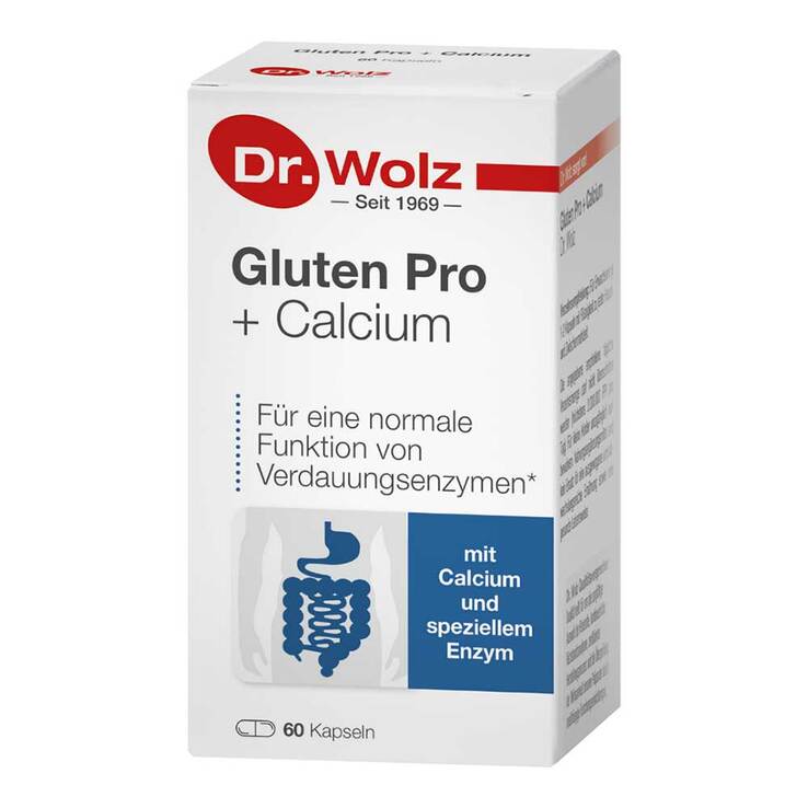 Gluten Pro + Calcium Kapseln, 60 St