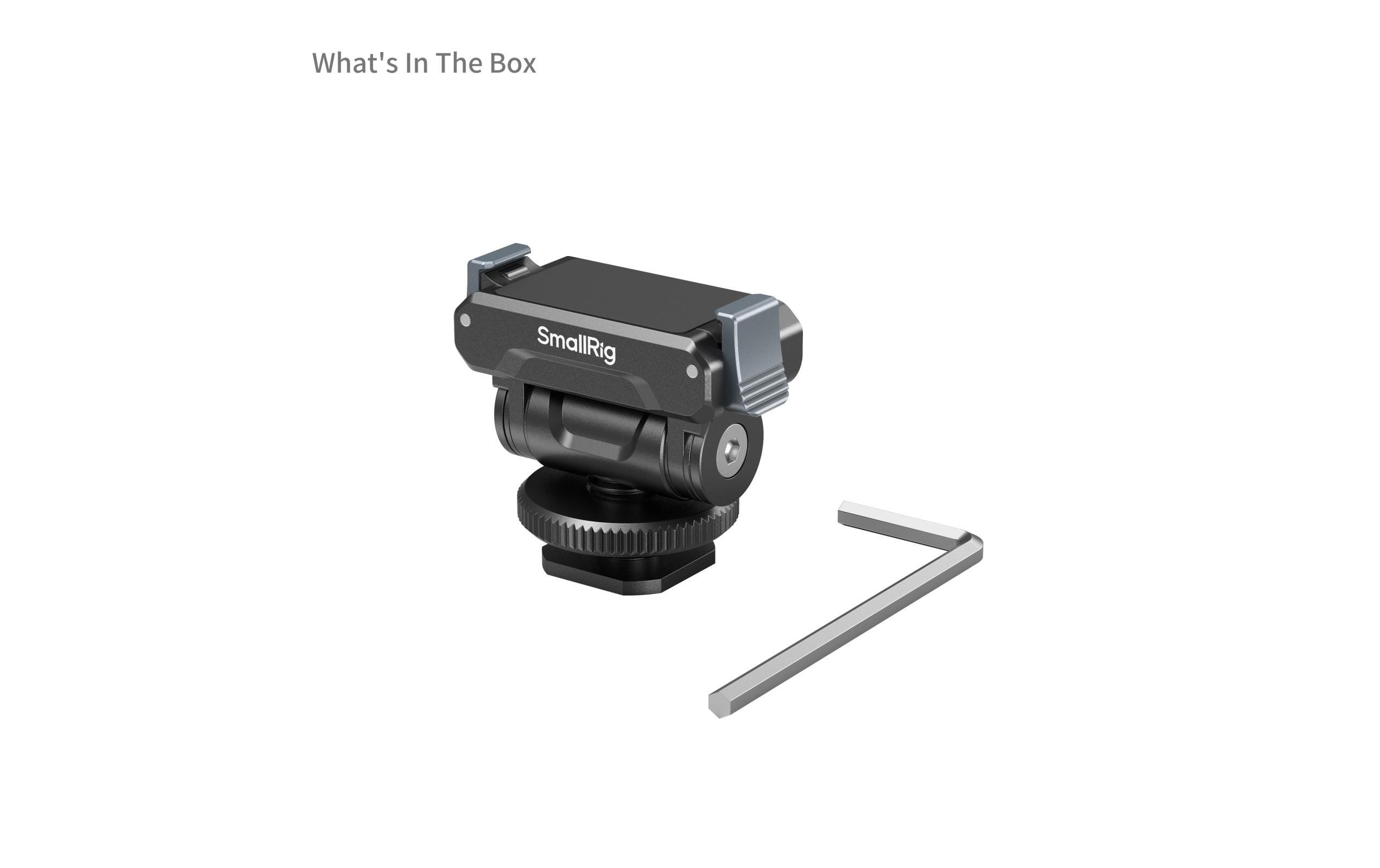 Quick Release-Unterstützung für DJI Osmo Action 5 Pro/4/3Schnellverschlusshalterung mit Cold Shoe Adapter